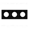 Рамка 3-местная алюминиевая Arlight FRM-PRESTO-ALR-3-BK 043872 043872 - 2