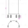 Подвесная люстра Myfar Alex MR2171-6P MR2171-6P - 5