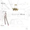 Подвесная люстра Loft IT Britannica 10401/1000L 10401/1000L - 10