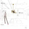 Подвесная люстра Loft IT Britannica 10401/600S 10401/600S - 10