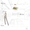 Подвесная люстра Loft IT Britannica 10401/800L 10401/800L - 10