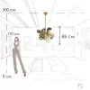 Подвесная люстра Loft IT Britannica 10401/800S 10401/800S - 10