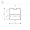Профиль Arlight SL-LINE-5050-LW-3000 WHITE 043978(1) 043978(1) - 2