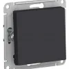 Выключатель 1-клавишный 2-полюсный 10А Systeme Electric AtlasDesign Карбон ATN001021 ATN001021 - 1