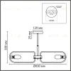 Люстра на штанге Lumion Comfi Almira 8058/8C 8058/8C - 8