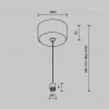 Тросовый подвес с потолочной чашей Maytoni Shelf CA029SW-L1000-B CA029SW-L1000-B - 5