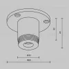 Основание с внешней резьбой без ввода питания Maytoni Shelf CA022BO-B CA022BO-B - 5