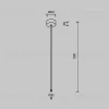 Подвес на жестком основании с потолочной чашей Maytoni Shelf CA030C-SL-L500-B CA030C-SL-L500-B - 5
