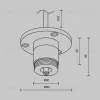 Основание с внешней резьбой с вводом питания Maytoni Shelf CA022BO-P-B CA022BO-P-B - 5