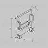 Комплект заглушек для алюминиевого профиля Maytoni Exility IP O-TR002-EC O-TR002-EC - 6