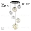 Каскадная люстра Citilux Orton CL202163 CL202163 - 1