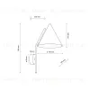 Бра TK Lighting 11088 CONO BROWN a070964 11088 CONO BROWN - 5