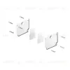 Комплект торцевых заглушек Denkirs TR2025-WH TR2025-WH - 3