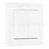 Выключатель двухклавишный Arte Milano SET06-1-30-2 white SET06-1-30-2 white - 1