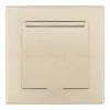 Комплект розетки с/з и шторками, защитной крышкой и рамкой Arte Milano SET06-1-41-1 shampan SET06-1-41-1 shampan - 2
