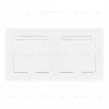 Розетка двойная (двухпостовая) с/з и шторками Arte Milano SET06-2-41-1x2 white SET06-2-41-1x2 white - 2
