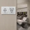 Розетка двойная (двухпостовая) c USB Arte Milano SET06-2-47-1-40-1 silver SET06-2-47-1-40-1 silver - 2