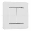 Выключатель двухклавишный Arte Milano SET16-1-30-2 white SET16-1-30-2 white - 1