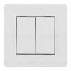 Выключатель двухклавишный Arte Milano SET16-1-30-2 white SET16-1-30-2 white - 2