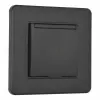 Комплект розетки с/з и шторками, защитной крышкой и рамкой Arte Milano SET16-1-41-1 black SET16-1-41-1 black - 4