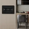 Розетка двойная с/з и шторками Arte Milano SET16-double-40-2 black SET16-double-40-2 black - 2