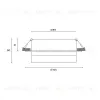 Встраиваемый светильник Hesby Lighting Nimbus HSBL_0129 HSBL_0129 - 2