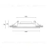 Встраиваемый светильник Hesby Lighting Aqua Breeze HSBL_0134 HSBL_0134 - 2
