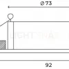 Встраиваемый светильник Hesby Lighting Breeze HSBL_0176 HSBL_0176 - 3
