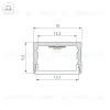 Профиль Arlight SL-SLIM15-H10-2000 BLACK 056908 056908 - 3