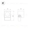 Прожектор Arlight ALT-BLOCK-S65x65-5W Day4000 (GR, 60 deg, 230V) 055239 055239 - 4