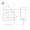 Прожектор Arlight ALT-BLOCK-S220x220-50W Warm3000 (GR, 60 deg, 230V) 052371 052371 - 4
