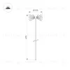 Ландшафтный светильник Arlight KT-DANDEL-BOLL-H495-0.5W Warm3000 (WH, 24 deg, 24V) 050678 050678 - 2