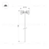 Ландшафтный светильник Arlight KT-DANDEL-BOLL-H705-0.5W Warm3000 (WH, 24 deg, 24V) 050679 050679 - 2