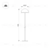 Ландшафтный светильник Arlight KT-ENOKI-BOLL-H800-2W Warm3000 (WH, 100 deg, 24V) 050673 050673 - 2