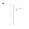 Ландшафтный светильник Arlight KT-HAREBELL-BOLL-H1145-3W Warm3000 (BK, 40 deg, 24V) 050690 050690 - 2