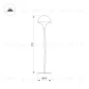 Ландшафтный светильник Arlight KT-MUCENA-BOLL-A-H250-1W Warm3000 (WH, 85 deg, 24V) 050668 050668 - 2