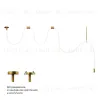 Потолочный светильник Loft IT Thread 10388B Brass 10388B Brass - 3