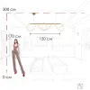 Подвесной светильник Loft IT Thread 10388P/B Brass 10388P/B Brass - 8
