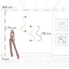 Настенный светильник Loft IT Thread 10388W Brass 10388W Brass - 9