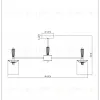 Люстра на штанге Arte Lamp Waverley A4102PL-8PB A4102PL-8PB - 6