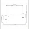 Подвесная люстра Arte Lamp Trixie A7084SP-6BK A7084SP-6BK - 5