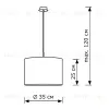 Подвесной светильник LightHall Alicen 35 LH022033 LH022033 - 7