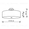 Потолочный светильник LightHall Viviana 50 LH022034 LH022034 - 6