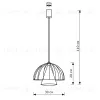 Подвесной светильник LightHall Iris LH012096 LH012096 - 3
