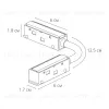 Коннектор гибкий для магнитного шинопровода Arte Lamp Optima A740406N A740406N - 2