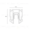 Шинопровод магнитный под натяжной потолок Hesby Lighting ElDeko HSBL_0072_1 HSBL_0072_1 - 9