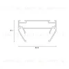 Закладной профиль под шинопровод для натяжного потолка Hesby Lighting Skylite HSBL_0192 HSBL_0192 - 9