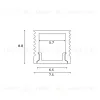 Накладной профиль для светодиодной ленты Hesby Lighting Line HSBL_0198 HSBL_0198 - 12