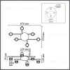 Потолочный светильник Lumion Comfi Agnia 8304/6C 8304/6C - 2