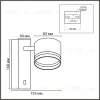 Бра Lumion Moderni Lanika 8339/1W 8339/1W - 2